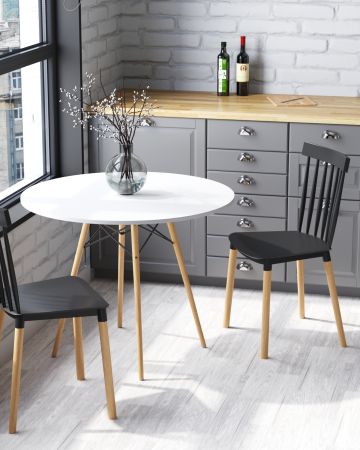 Стул Field пластик черный