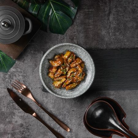 Салатник 340 мл d 15,5 см h4 см глазурь Glossy Stone Untouched Taiga P.L. Proff Cuisine [1]