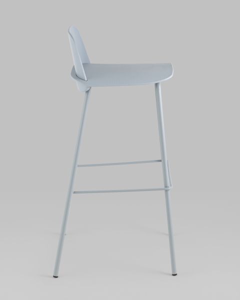 Стул барный Mist серо-голубой