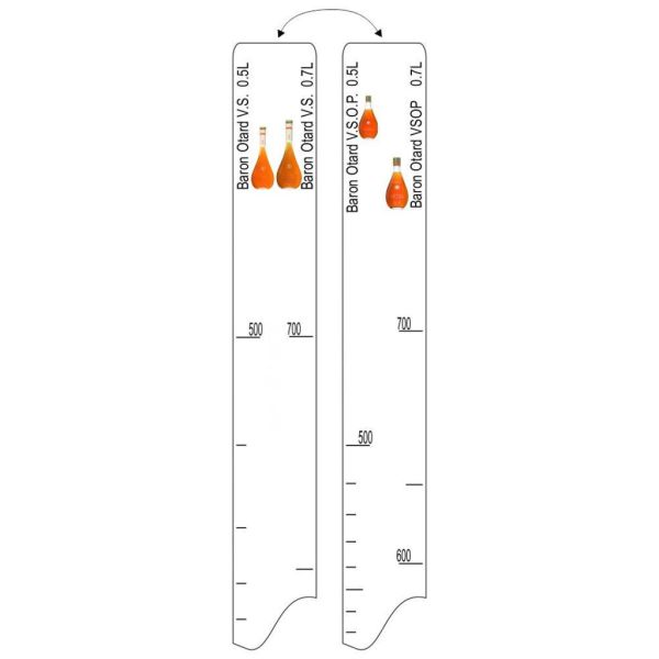 Барная линейка Baron Otard VS/VSOP (500мл/700мл), P.L. Proff Cuisine