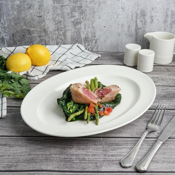 Блюдо овальное 36*26 см h3,2 см Impress Noble [1]