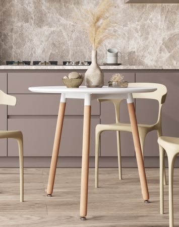 Стол DST круглый белый