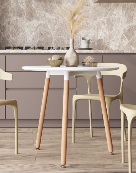 Стол DST круглый белый