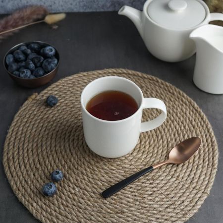 Кружка 350 мл белая d 8,3 см h9,2 см Coupe Fine Plus Noble [6]