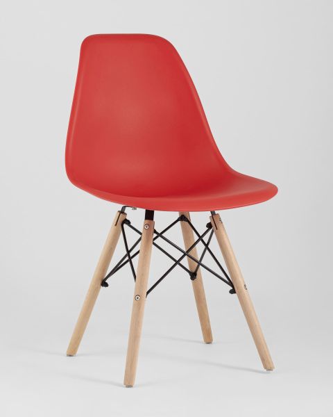 Стул Eames Style DSW красный x4