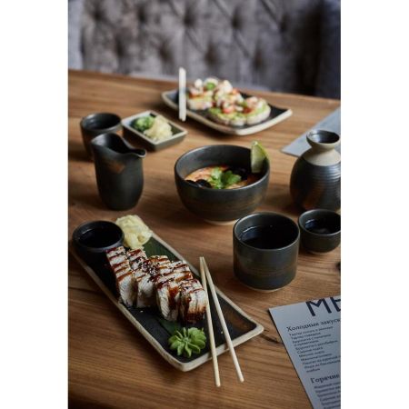 Соусник 250 мл 9,5*6 см h10 см фарфор Dark Matt Panasia P.L. Proff Cuisine [1]