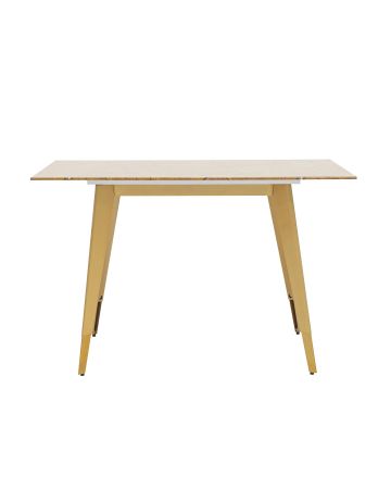 Стол обеденный Ричмонд 120*80 охра стеклянный