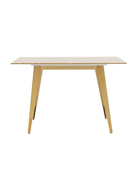 Стол обеденный Ричмонд 120*80 охра стеклянный