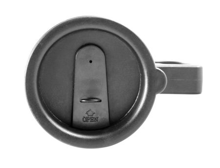 Термокружка 0.33 л черная, пластик и нержавеющая сталь