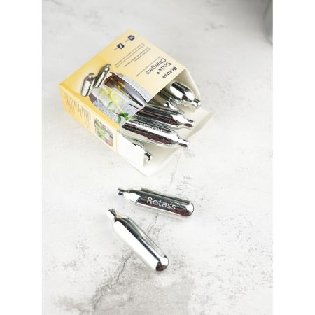 Баллончики для сифона для газирования воды (CO2) 10 шт/уп ROTASS