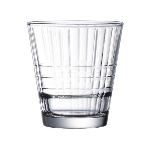 Стакан Олд Фэшн 250 мл "Стэк ап кросс Optical" Tempered Glass d 8,5 см h8,5 см Arcoroc [6]