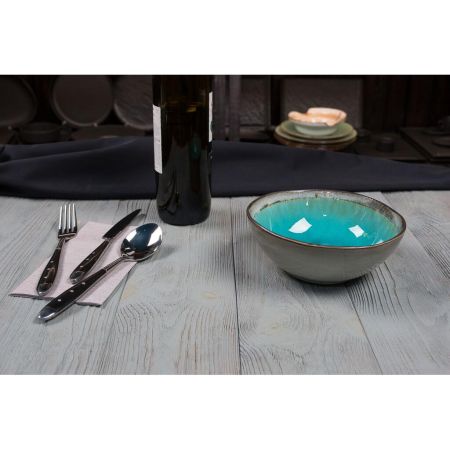 Салатник 300 мл d 17 см h6,5 см Blue Light Spider Silk Stockholm P.L. [6]