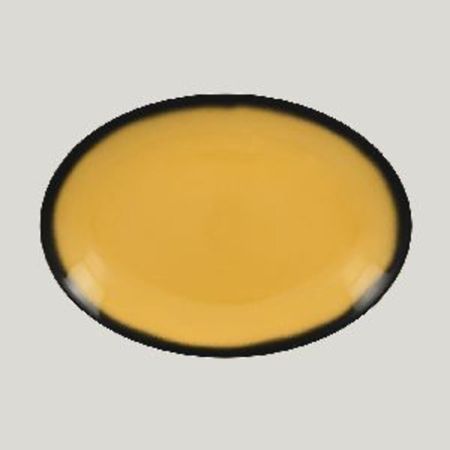 Блюдо овальное RAK Porcelain LEA Yellow 36 см (желтый цвет)