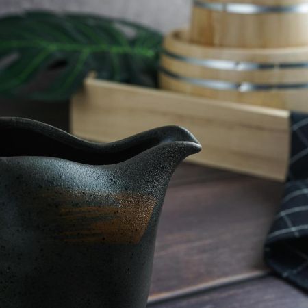 Соусник 250 мл 9,5*6 см h10 см фарфор Dark Matt Panasia P.L. Proff Cuisine [1]