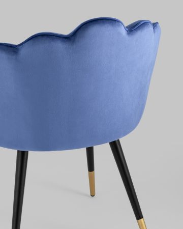Стул Камилла велюр королевский синий