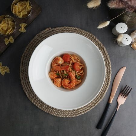 Тарелка глубокая 400 мл d 23 см h9,2 см для пасты Fine Plus Noble [1]