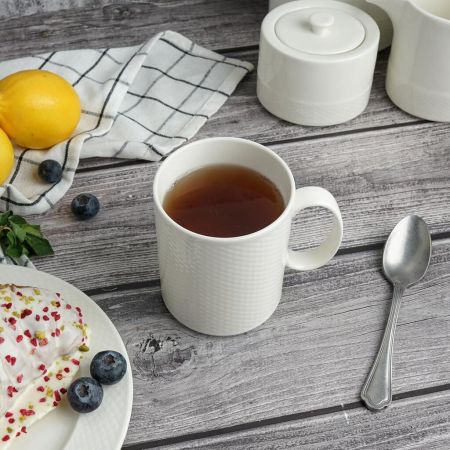 Кружка 370 мл белая d 8,2 см h10 см Impress Noble [6]