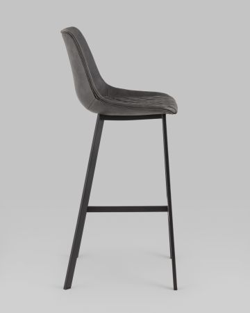Стул барный TEXAS экокожа серый