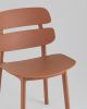 Стул обеденный Tony пластик коричневый