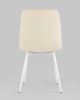 Стул Oliver экокожа белый белые ножки