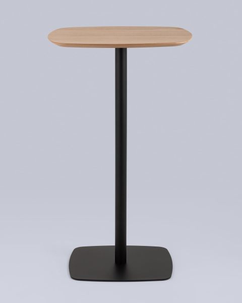 Стол барный Form 60*60 светлое дерево/черный