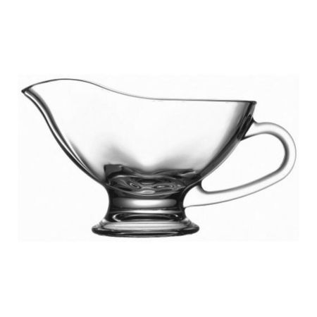Соусник  60 мл овальный на подставке с ручкой "Basic" стекло Pasabahce