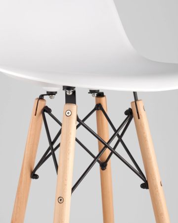 Стул Eames DSW барный белый