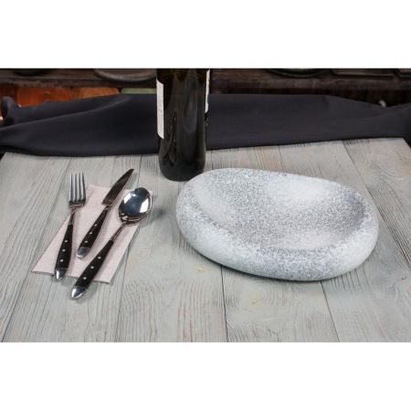 Блюдо овальное 26*20 см h6 см 300 мл Stone Untouched Taiga P.L. Proff Cuisine [1]