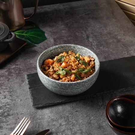 Салатник 560 мл d 14,5 см h6,6 см глазурь Glossy Stone Untouched Taiga P.L. Proff Cuisine [1]