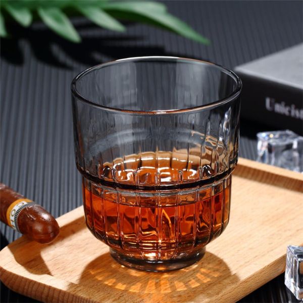 Стакан Олд Фэшн 350 мл "Taro" Smoky d 8,7 см h9,5 см P.L. - BarWare [6]