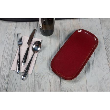 Блюдо овальное 29,2*14*2 см Evolution Dark Red P.L. Proff Cuisine [1]