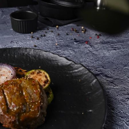 Тарелка d 29 см Uneven Side Black Raw Stellar P.L. Proff Cuisine [3]