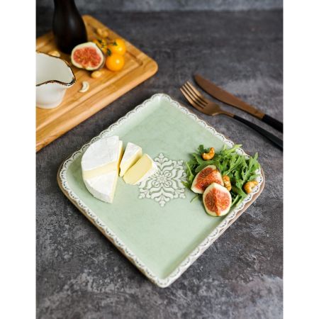 Тарелка квадратная 23*23 см Rome By Bone Innovation [1]