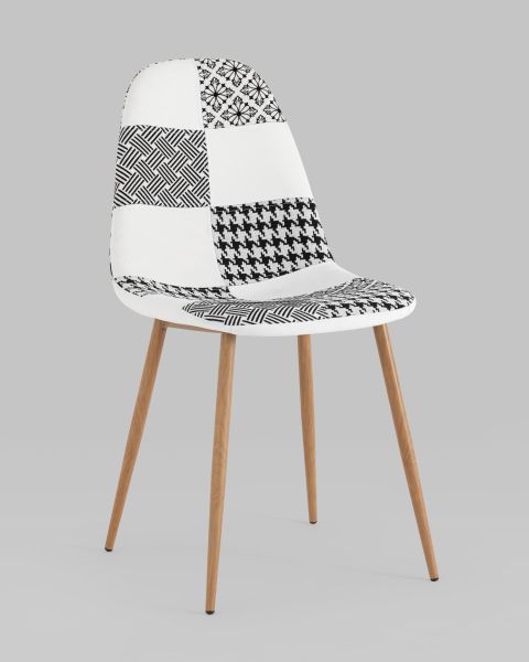 Стул Валенсия SN пэчворк черно-белый