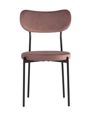 Стул Барбара велюр пыльно-розовый