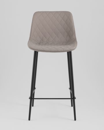 Стул барный Arch экокожа серый