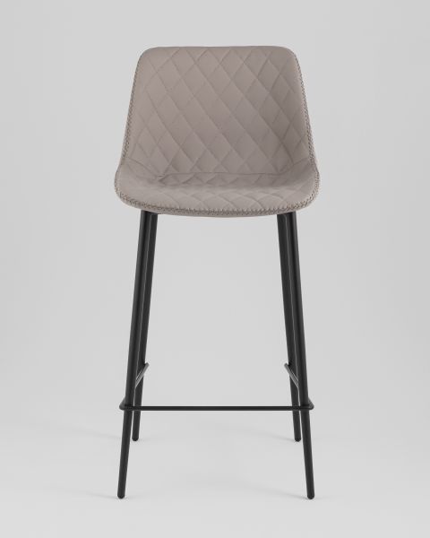 Стул барный Arch экокожа серый