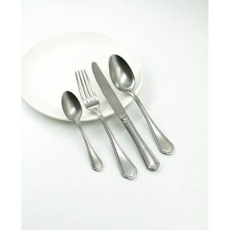 Вилка столовая 21 см матовая серый цвет Vintage Style Noble [12]