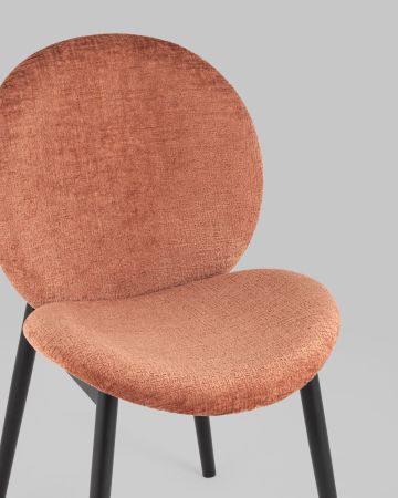 Стул Эллиот ткань альпака терракотовый 2 шт.