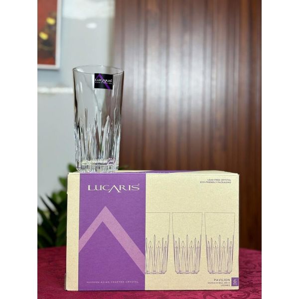 Стакан Хайбол 350 мл хр. стекло "Dazzle Pavilion" d 7,2/5,8 см h14,5 см Lucaris [6]