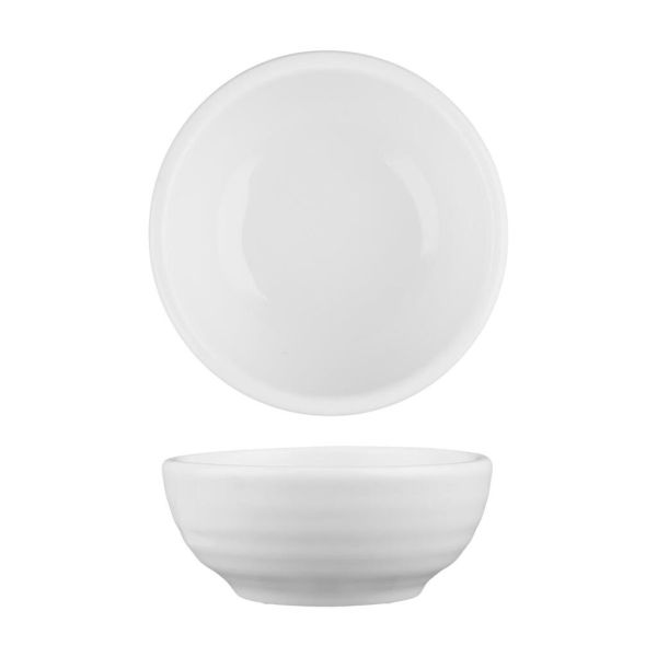 Соусник  50 мл d 7,1 см h3 см круглый белый фарфор P.L. Proff Cuisine [6]