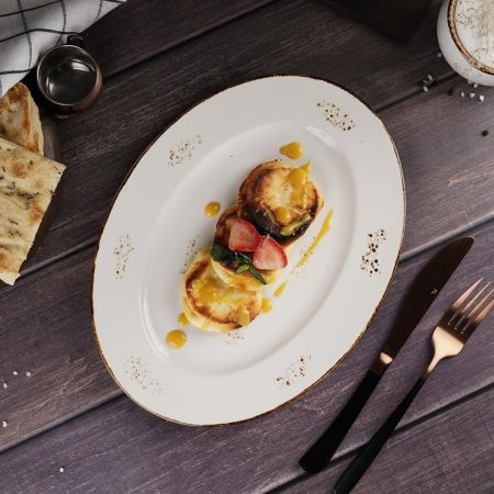 Блюдо овальное 30*22,5 см h2,2 см Grace Noble [1]