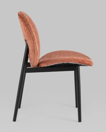 Стул Эллиот ткань альпака терракотовый 2 шт.