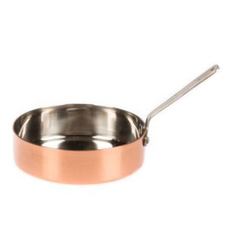 Сковорода для подачи 12 см 300 мл круглая Copper нерж. цвет медь P.L. Proff Cuisine