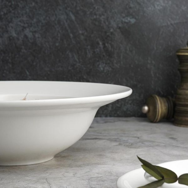 Тарелка глубокая 1000 мл d 27 см h8 см белая фарфор P.L. Proff Cuisine [3]