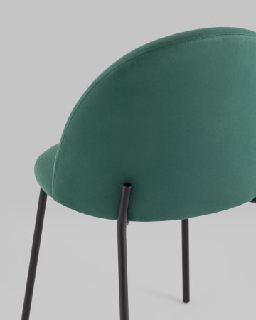 Стул Коди велюр зелёный