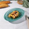 Салатник 400 мл 24*17 см h2 см овальный Green Sky матовое стекло P.L. Proff Cuisine [6]