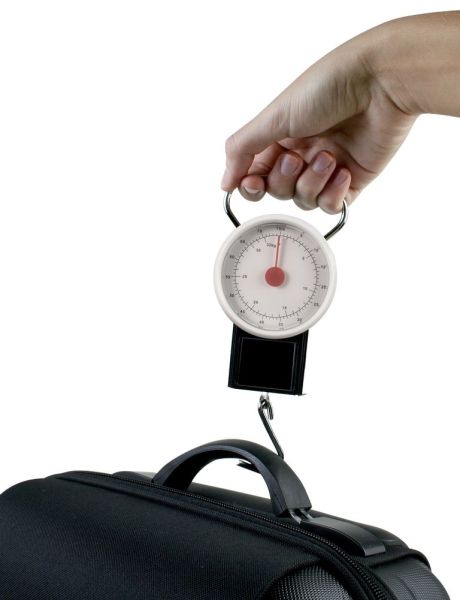 Кантер - весы  дорожные (до 50 кг) с мобильной батареей (Power Bank) белые