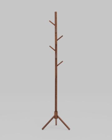 Вешалка напольная Hook темное дерево