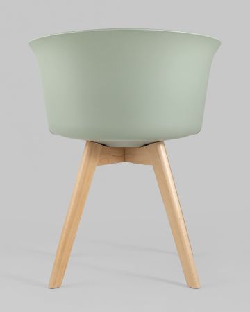 Стул Blossom с подушкой серо-зеленый